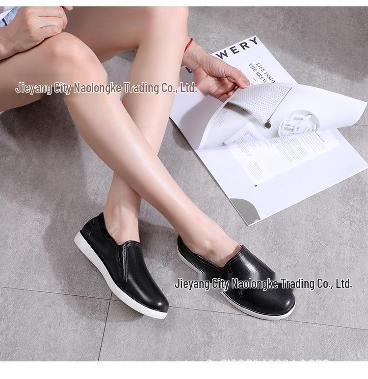 Women's Waterproof Slip-On Rubber Shoes - Non-Slip, Low-Top Fashion for Kitchen, Outdoor, and Rain 