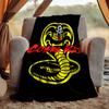 Cobra Kai Flannel Blanket Soft Warm All-Season Throw, Design for Camping, Car Travel, Hiking Sofa, Bed, Office Perfect Gift for Parties