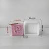 Handmade Candle Making Mold with Love Letter Enbelishment for Home Decorations