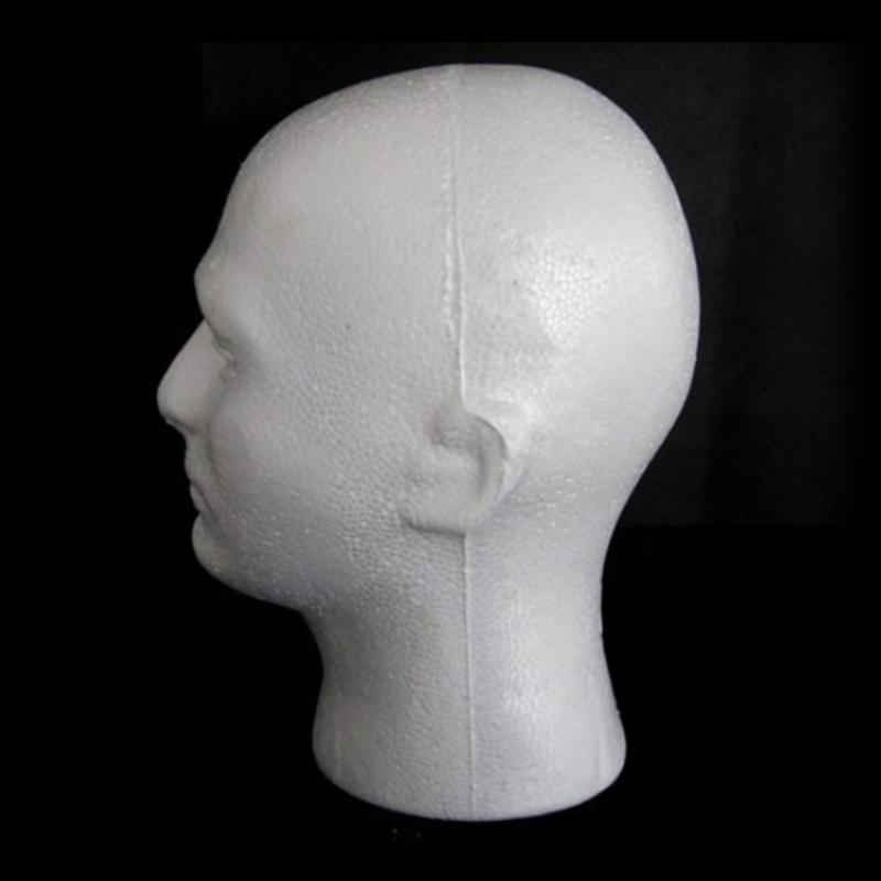 Professional Foam Mannequin Head For Men's Wigs Hats 11 Inch Display Stand Home Salon Hair Styling Accessory