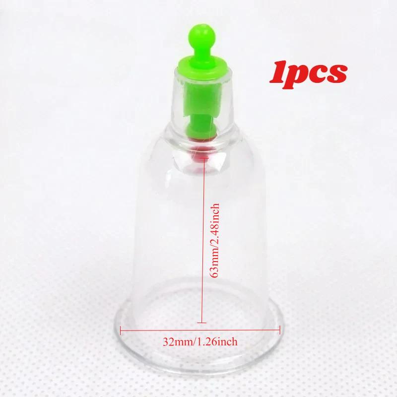 Vacuum Cupping with Pumping Gun Suction Cups Back Massage Body Cup Detox Anti Cellulite Therapy Cans Healthy Care Jars
