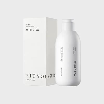 Baltās tējas roku māla ziepes 200ml