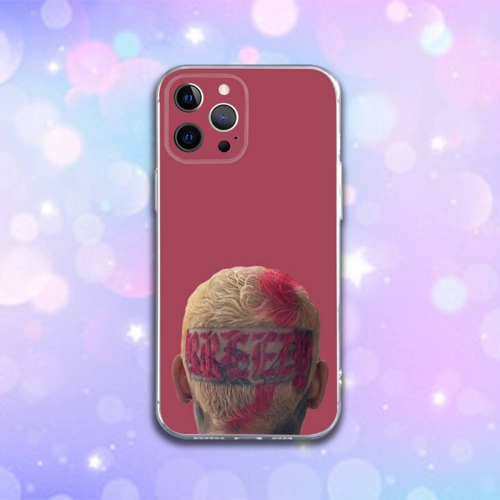 Rapper Chris B-Brown Phone Case For iPhone 16e,16,15,14,13,12,11 Plus,Pro,Max,XR,XS,X,Plus,SE,Mini Transparent Soft Cover