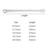 5 Pcs Ratcheting Wrench Metric Spanner Set for Extra Long Double Box End Wrench