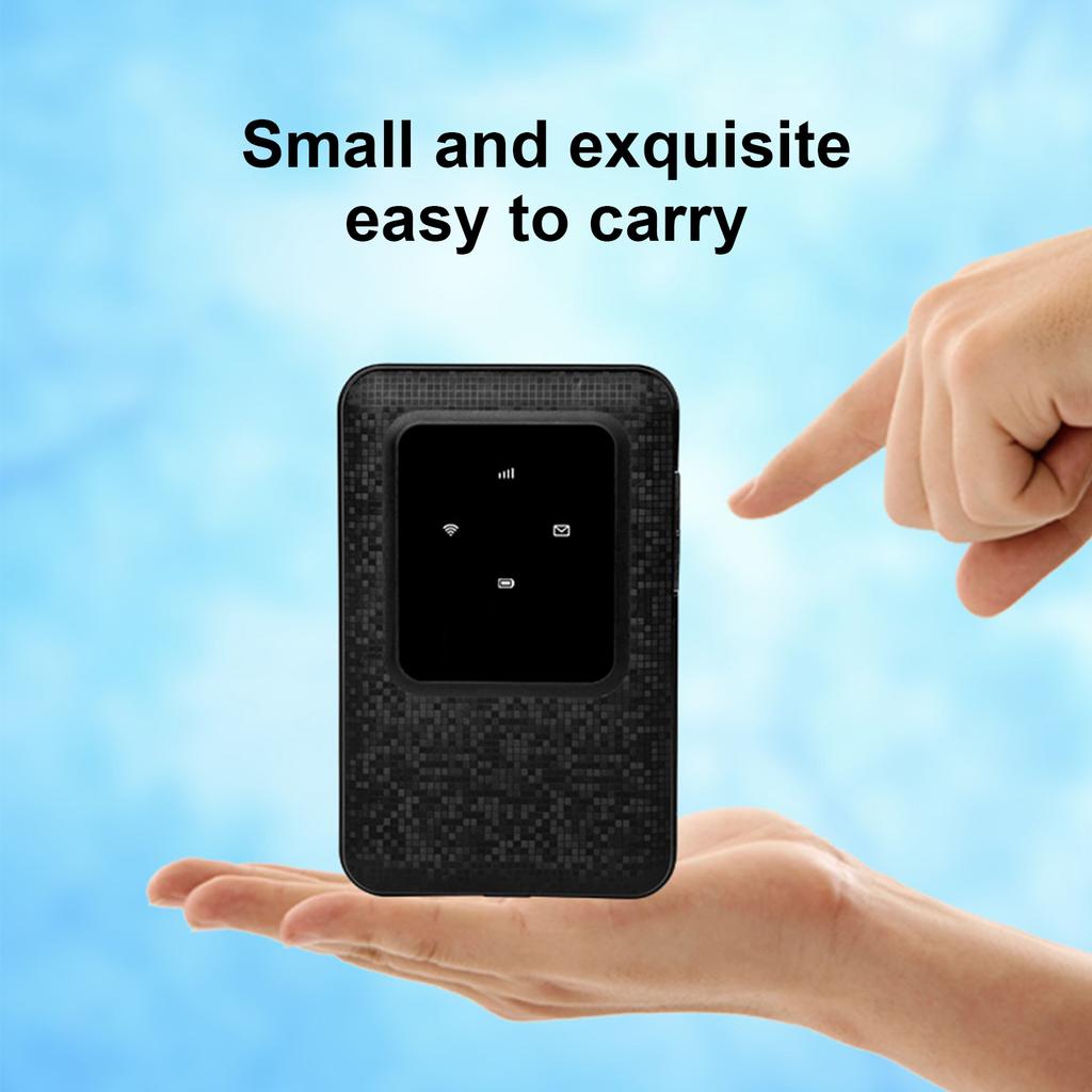 4G LTE Mobile WiFi Hotspot 10 User Connections Fast Internet Speed   Standby Time Wireless Internet Card for  
