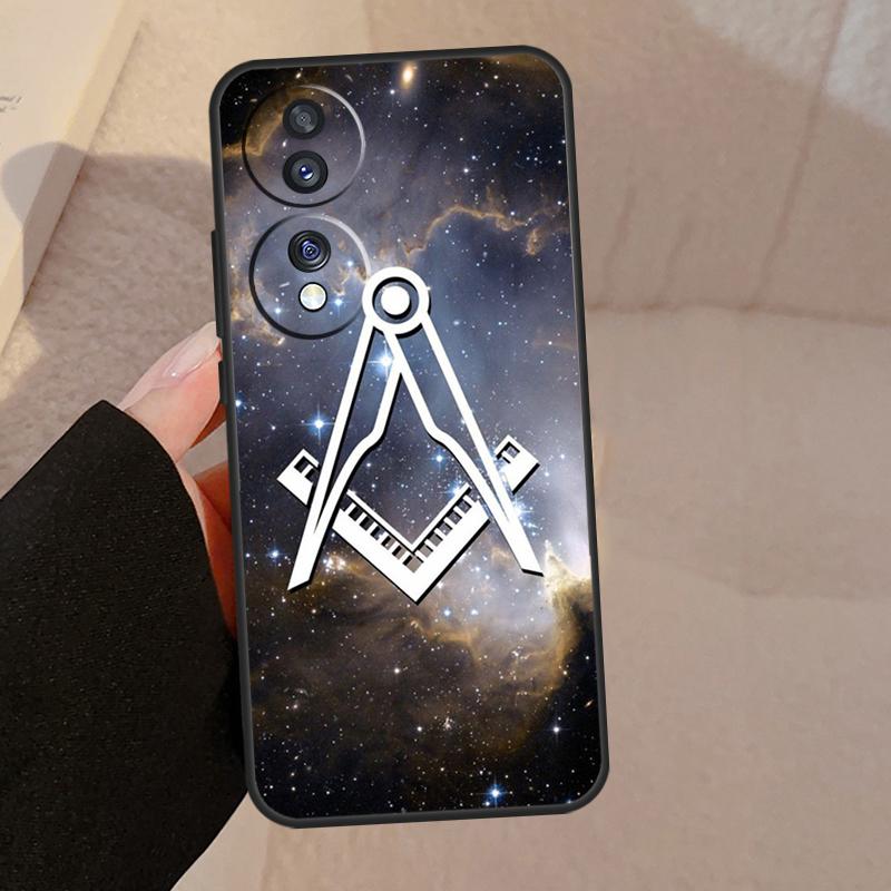

Freemasonry Logo Symbol For Honor Magic 7 Lite 6 5 V5 Case For Honor 400 200 Pro 90 70 50 X8a X8b X9a X9b X9c Cover Honor X8b