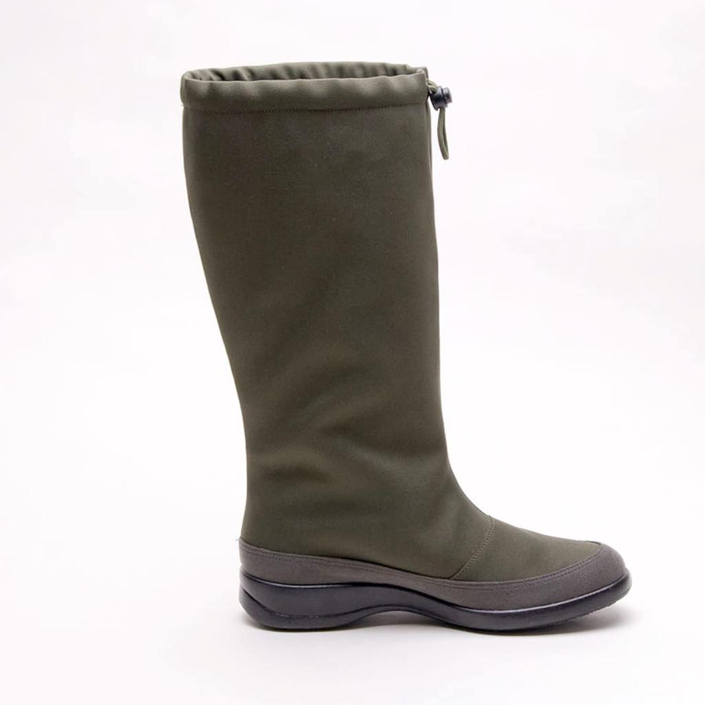 Asahi Top Dry Waterproof and Breathable Rain Size 3E Women's Gore-Tex Boots, Olive, 25.0 Cm, (Product Code TDY3992)