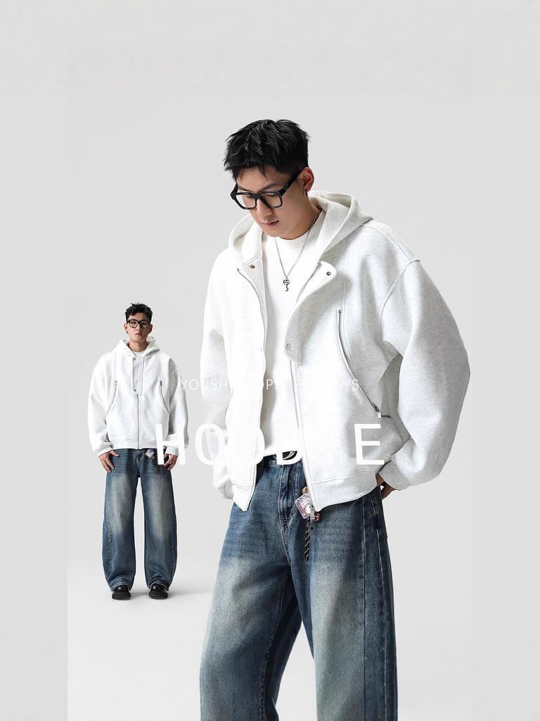 Herbst Trendiges Unisex Kapuzensweatshirt - Streetwear Cooler Fauler Stil