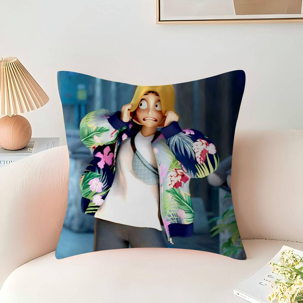 Demon Hunters ZOEY Pillowcase 45x45cm Cute Pillowcase Living Room Sofa Cushion Cover Bedroom Home Decoration Children's Gift