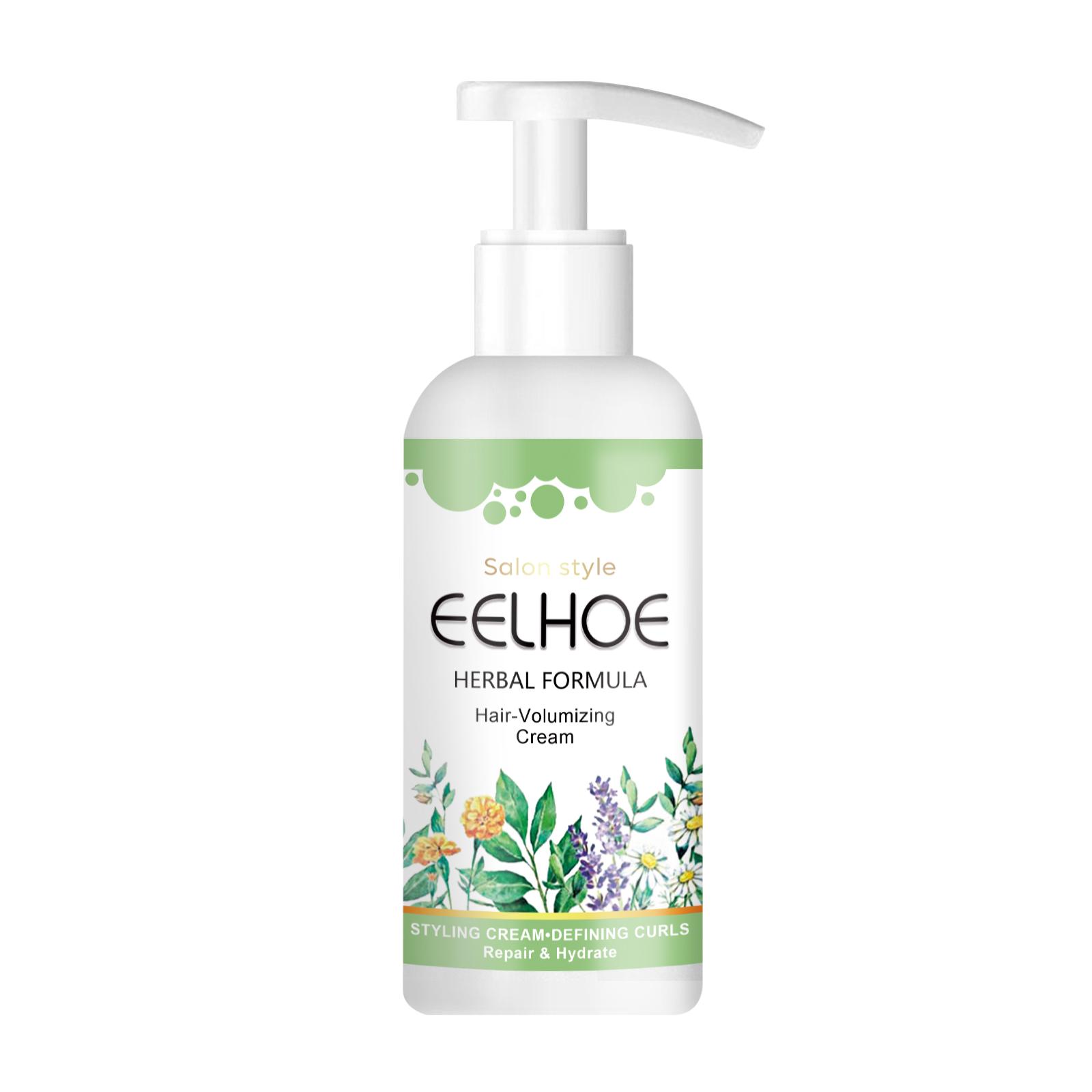 

EELHOE Bouncy Volume Conditioning Cream Anti-Frizz Curly Hair Volume Natural Volume Styling Hair Care Elasticizer