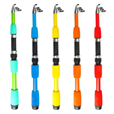 FTK Fibreglass Spinning Fishing Rods 1.8M/5.9FT/2.1M/6.88FT Outdoor Sports Telescopic Fishing Rods - Portable Fishing Rods