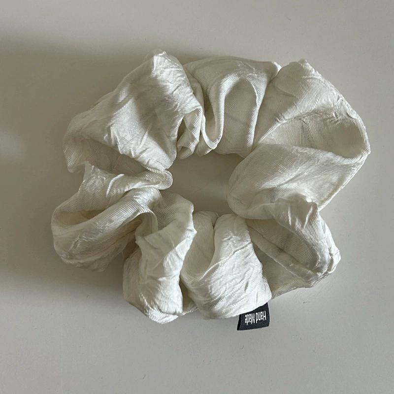 korea big silk scrunchies for women elastic  blue hair tie girls large hair rubber bands satin scrunchies hair accessories