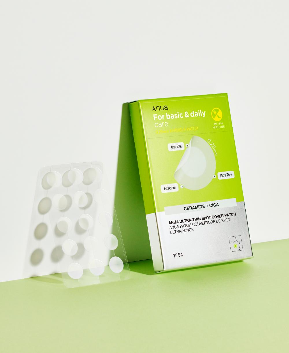 

Anua Ultra Thin Spot Cover Patch 75 Patches (10mm×30ea + 12mm×45ea) 1EA