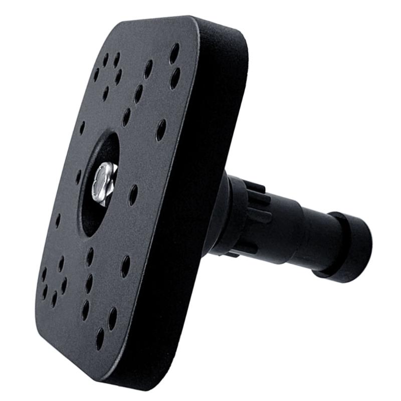 Marine Electronic Fish Finder Mount Plate Boats Fish Finder Mount Bracket Fish Finder Mount Base, 360 Degree Adjustable