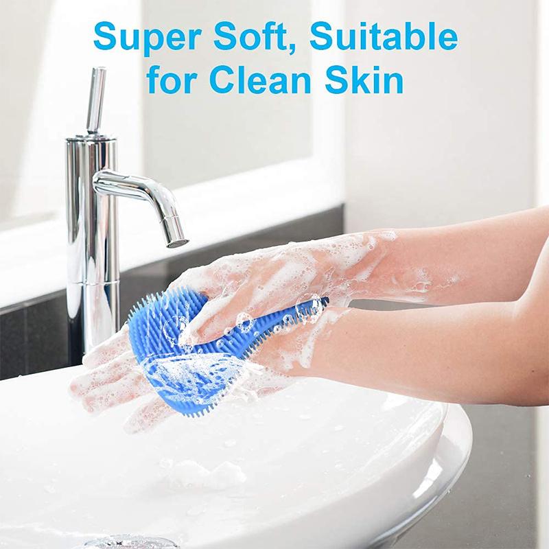 3Pcs Silicone Dish Sponges Food-Grade Multi-Purpose Efficient Sponge Kitchen Gadgets Especial Delicate Kitchen Sponge Brush