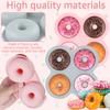 4 Donut Molds 4/6/8 Cavity Silicone Donut Plate Non Stick Baking Donut Plate Heat Resistant Bagel Muffin Multi Baking Tool