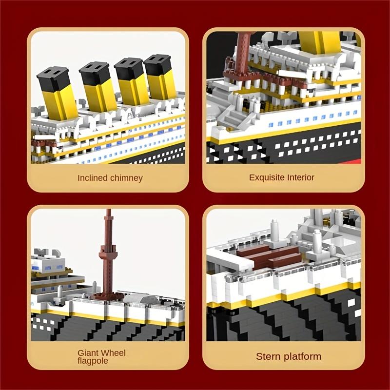 Building Block Assembly Toy Titanic Giant Boy Girl Puzzle Cruise Ship Model