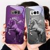 Purple Rhyme White Tianma For Samsung S22 S8 S9 10 20 Ultra S21 Pro S22 Plus S23 FE S24 Ultra S25 Edge S25Ultra Glass Phone Case