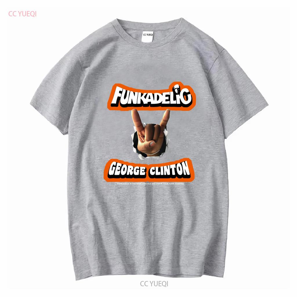 George Funkadelic Clinton T Shirt vintage Washed Versatile Unisex Comfortable Top For Everyday Wear graphic fashion