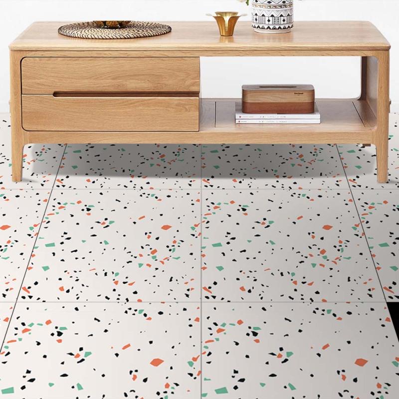 4 buc 30X30cm Autocolant de podea cu aspect de faianță simulat Baie Bucătărie Autocolante de perete impermeabile Decor pentru casă