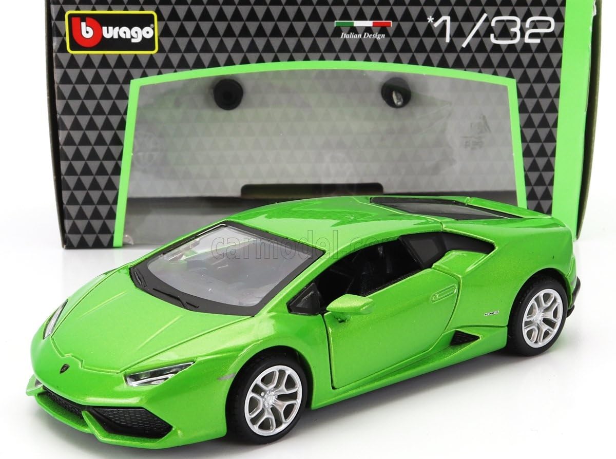

Мини-автомобиль Burago Lamborghini HURACAN 2014 1/32 LP610-4 (зеленый) [Элемент] зелёный