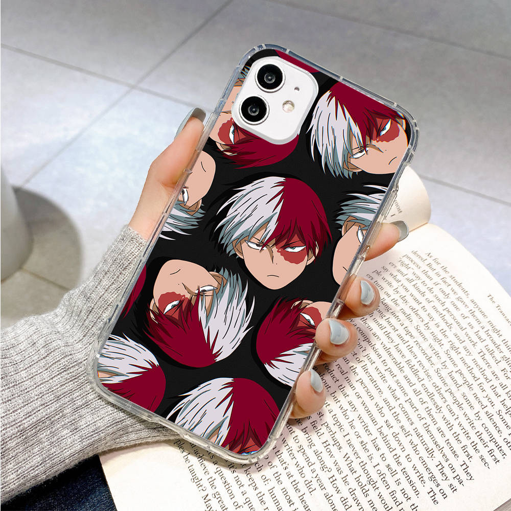 Pouzdro pro Samsung A04 A14 A23 A34 A54 M23 M33 M52 M53 Realme 10 9 C30S C35 C55 VIVO Y02S Y21 Y51 X80 Pro Transparent Cover WI69 My Hero Academia