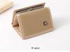 Men's Korean Style Canvas Tri-fold Wallet for Youth and Students