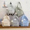 Schoolbag schoolbag female junior high school student high value plaid backpack autumn and winter new large capacity college student computer bag