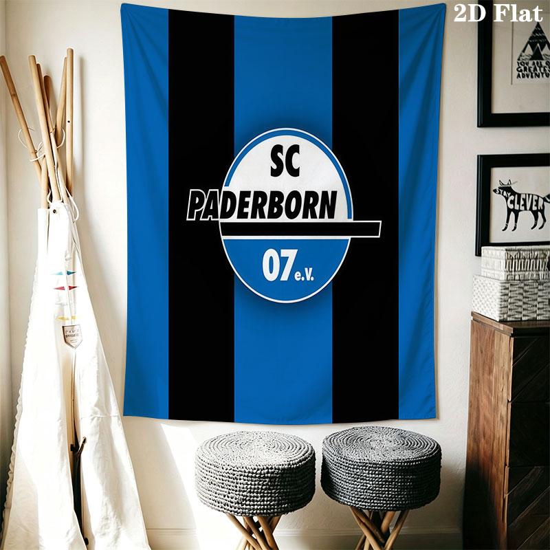 Paderborn Logo Wall Hanging Printed Fabric Blanket Decorative Tapestries for Bedroom Living Room Home Decor