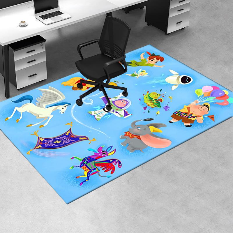 Office Rug Fantasy Characters Theme 3D Printed Anti-Slip Rug-Machine Washable for Living Room