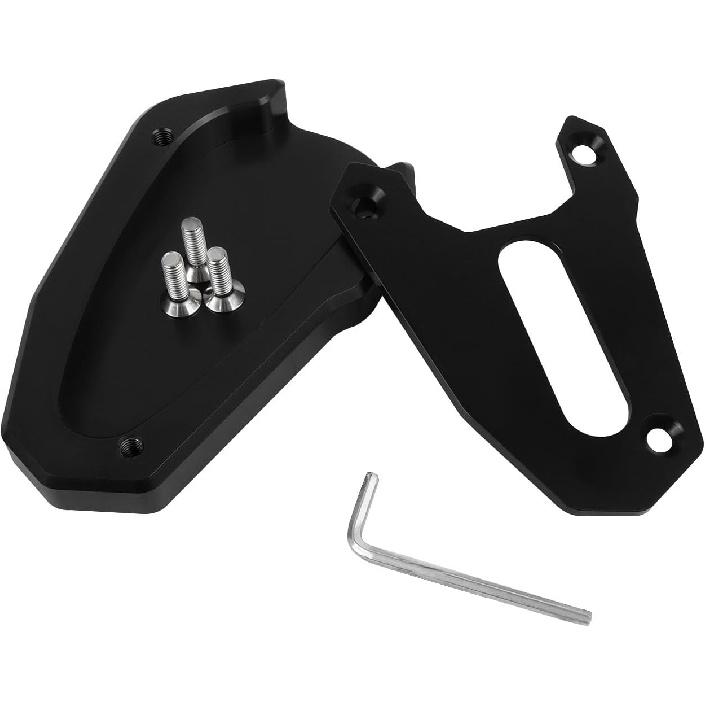 CHIFUN Kickstand Extender Enlarger Pad Side Stand Extension Plate Replacement for Suzuki SV650 SV650X SV650XA 2017-2023 Side Parking Stand Foot Pad