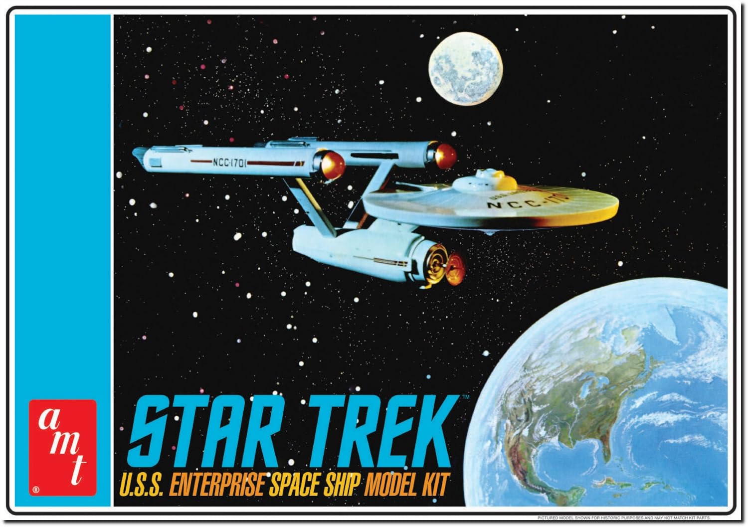 

PLATZ AMT Star Trek TOS Star Trek USS Enterprise Scale Plastic Model Kit AMT1296 NCC-1701 1/650 (Spaceship)