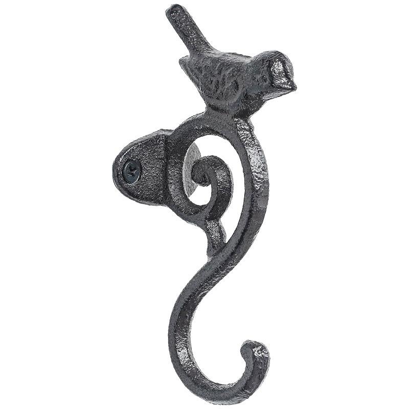 Vintage Cast Iron Wall Hook Heavy Duty Wall Mounted Hanging Hooks Rustic Decorative For Entryway Garden Home Decoration
