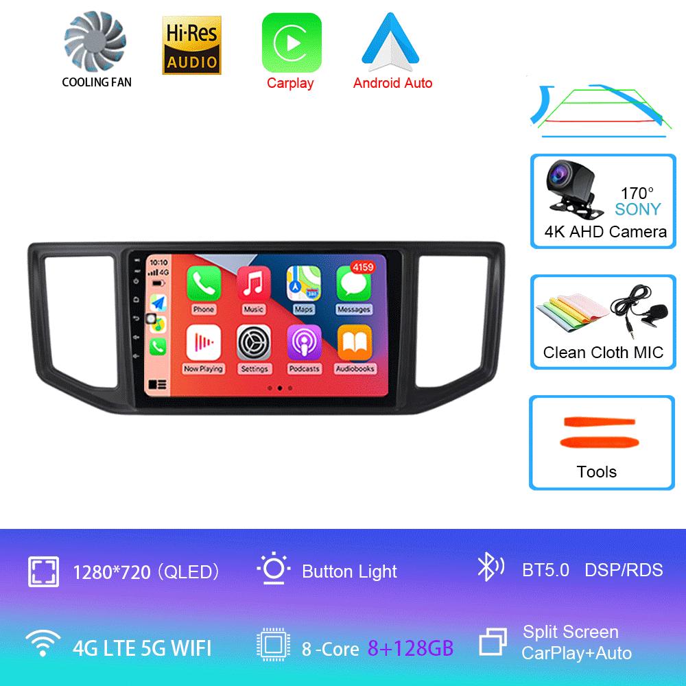 For VW Crafter Van Man 2017-2021 2Din GPS Auto Radio Video Player Android 14 DSP CarPlay Stereo Support WIFI OBD DVR