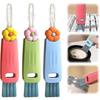3 In 1 Cup Lid Cleaning Brush, 2024 New Crevice Cleaning Brush for Bottle Gap Tight Spaces Cup, 3 In 1 Multifunctional Cleaning Brush - Ri