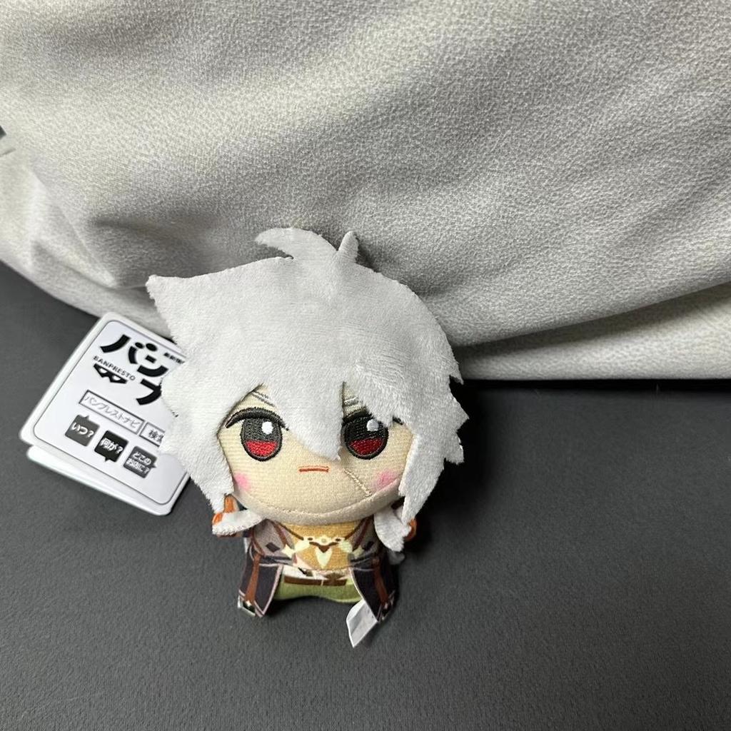 10CM Impact Tartaglia Kaeya Diluc Venti Xiao Klee Plush Pendant Toy  Mini Keychain Doll Backpack Accessorie For Gift