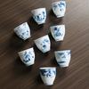 Hand-painted Ceramic Master Antique Blue and White Home Kung Fu Set Tasting Single Cup Bowl Large Tea Bo