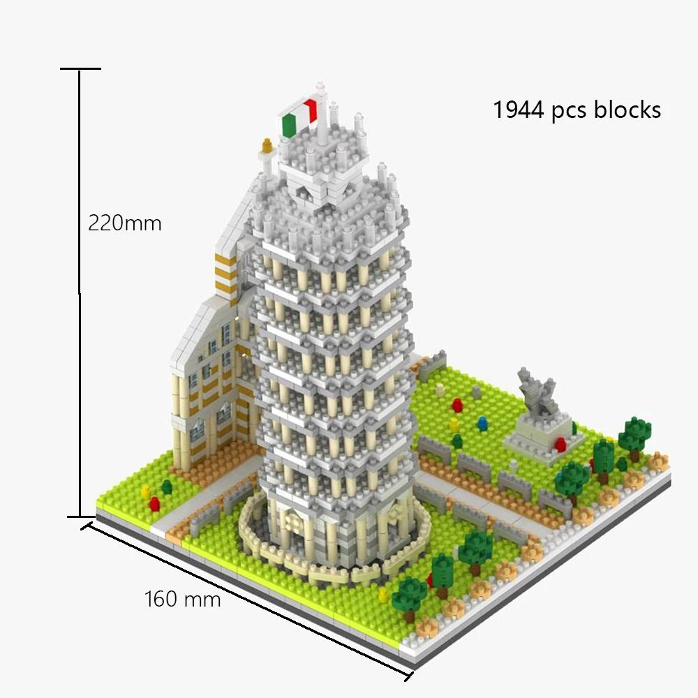 

Non-Toxic Famous Big Ben Micro Mini Building Blocks Crafted Replica Leisure And Entertainment Toys Adult Construction Bricks Decoration in bag