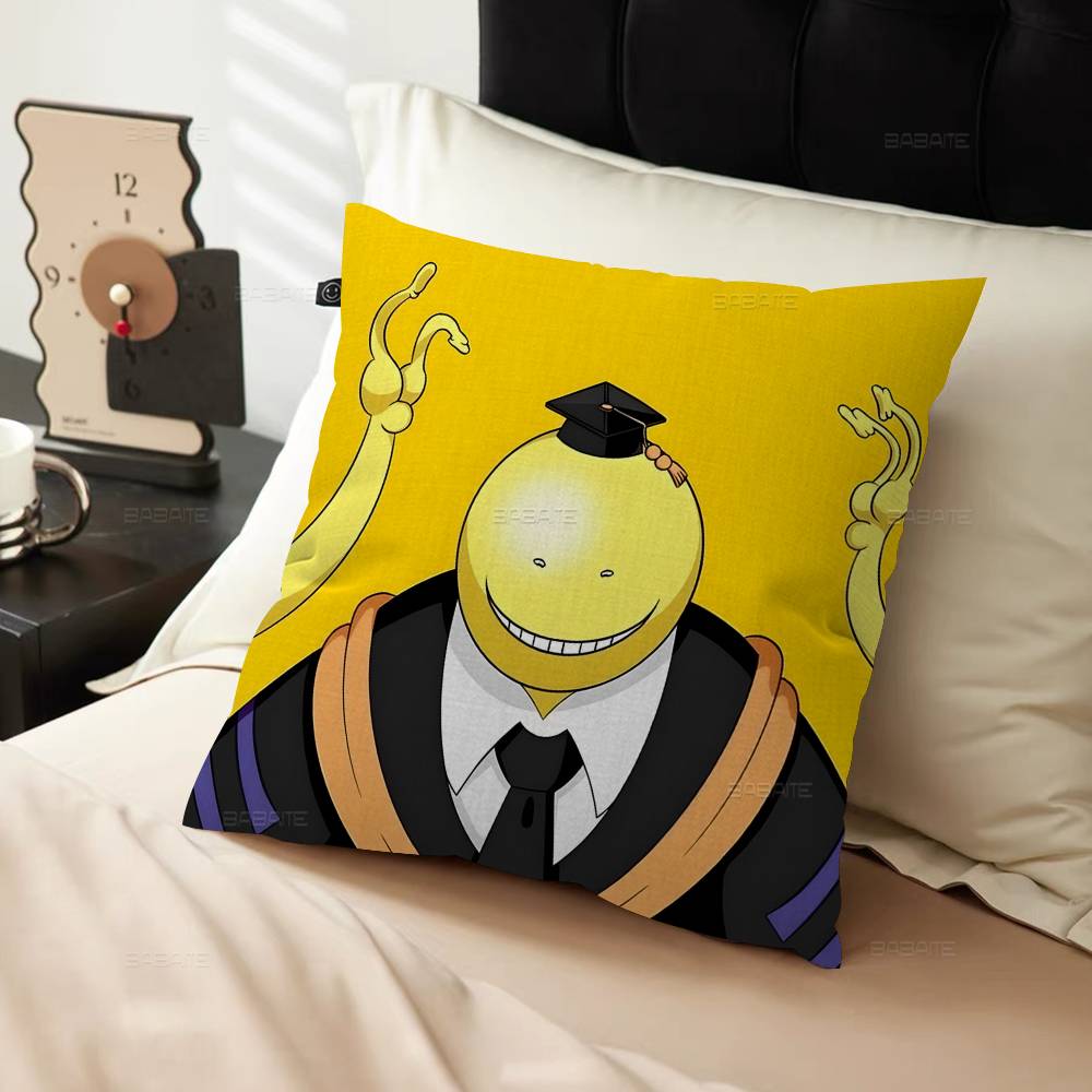 A-Anime-Assassination-Classroom Dark-Whimsical Cushion Cover Car Throw Pillow Case For Sofa Car Christmas Gift 40x40cm 45x45cm
