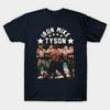 Lustiges Schwarzes Konfrontations Herren T-Shirt Iron Mike Tyson Jubiläum Baumwolle Rundhals Kurzarm T-Shirt Neue Größen S3XL
