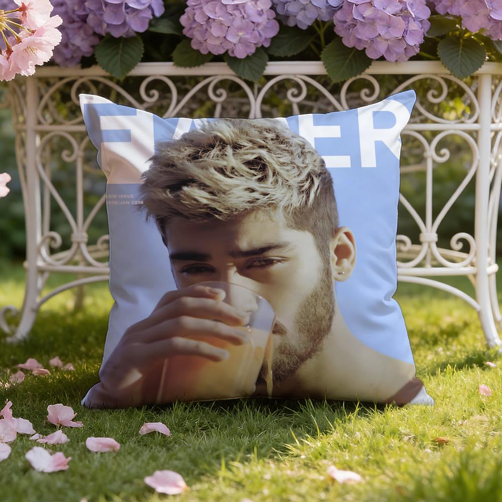 Copricuscino Z-Zayn cantante M-Malik Copricuscino a Doppia Scena per Casa e Auto: Reversibile per un Comfort Premium