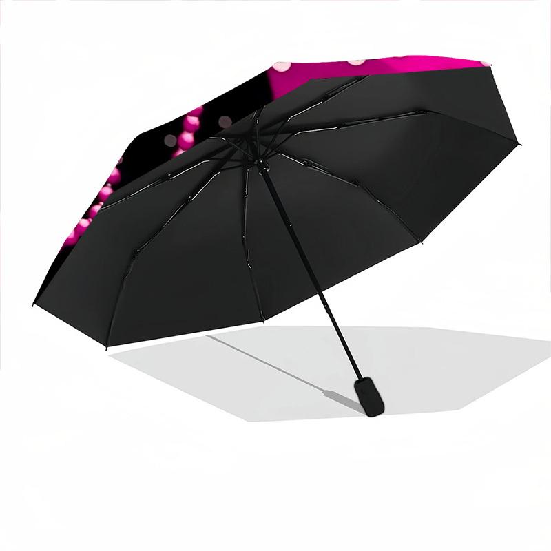 1pc BowtieAutomatic Open/close Folding Umbrella, Compact Portable Travel Umbrella, Perfect Birthday/Holiday, Cute Umbrella Y029