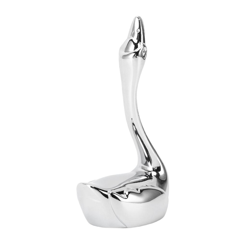 Swan Chopstick Rest Stainless Steel Exquisite Decorative Chopstick Spoon Fork Holder for Dining Table