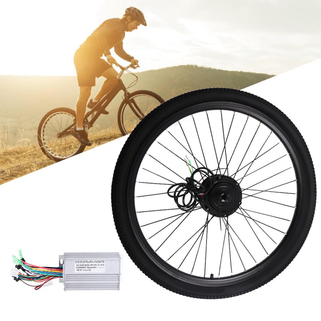 Aluminiumlegierung 36V 250W 26 Zoll Elektrofahrrad E-Bike Umbau Nabenmotor Motor Rad Satz