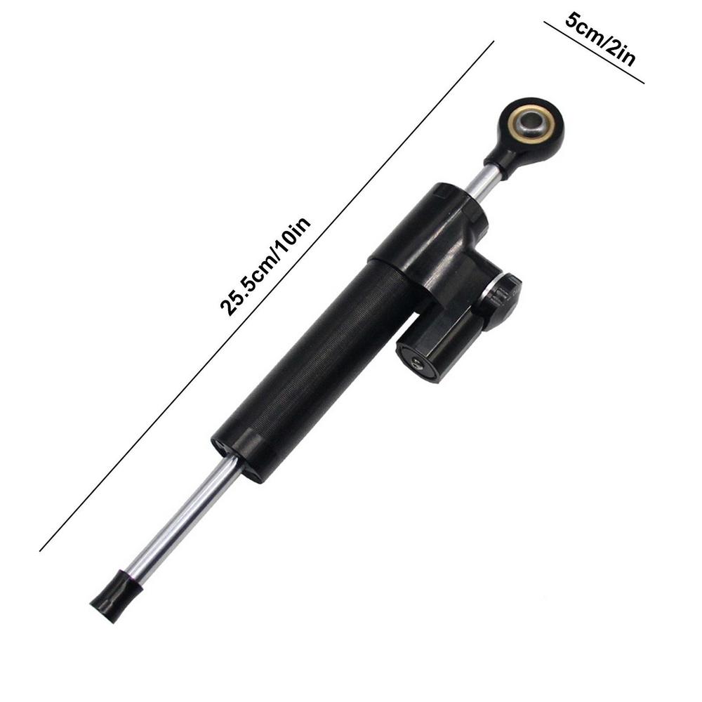 

Aluminum Alloy Adjustable Steering Damper Stabilizer Bracket Mounting Kit Universal Motorcycle Modification Accessories чорний