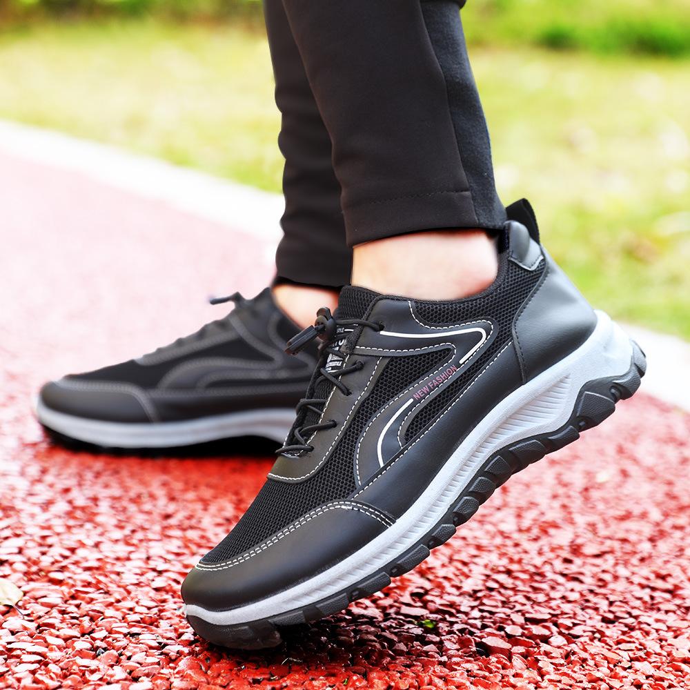 Middle-aged Walking Shoes Spring and Autumn Mesh Breathable Soft Sole Light Leisure Sports Parents Shoes