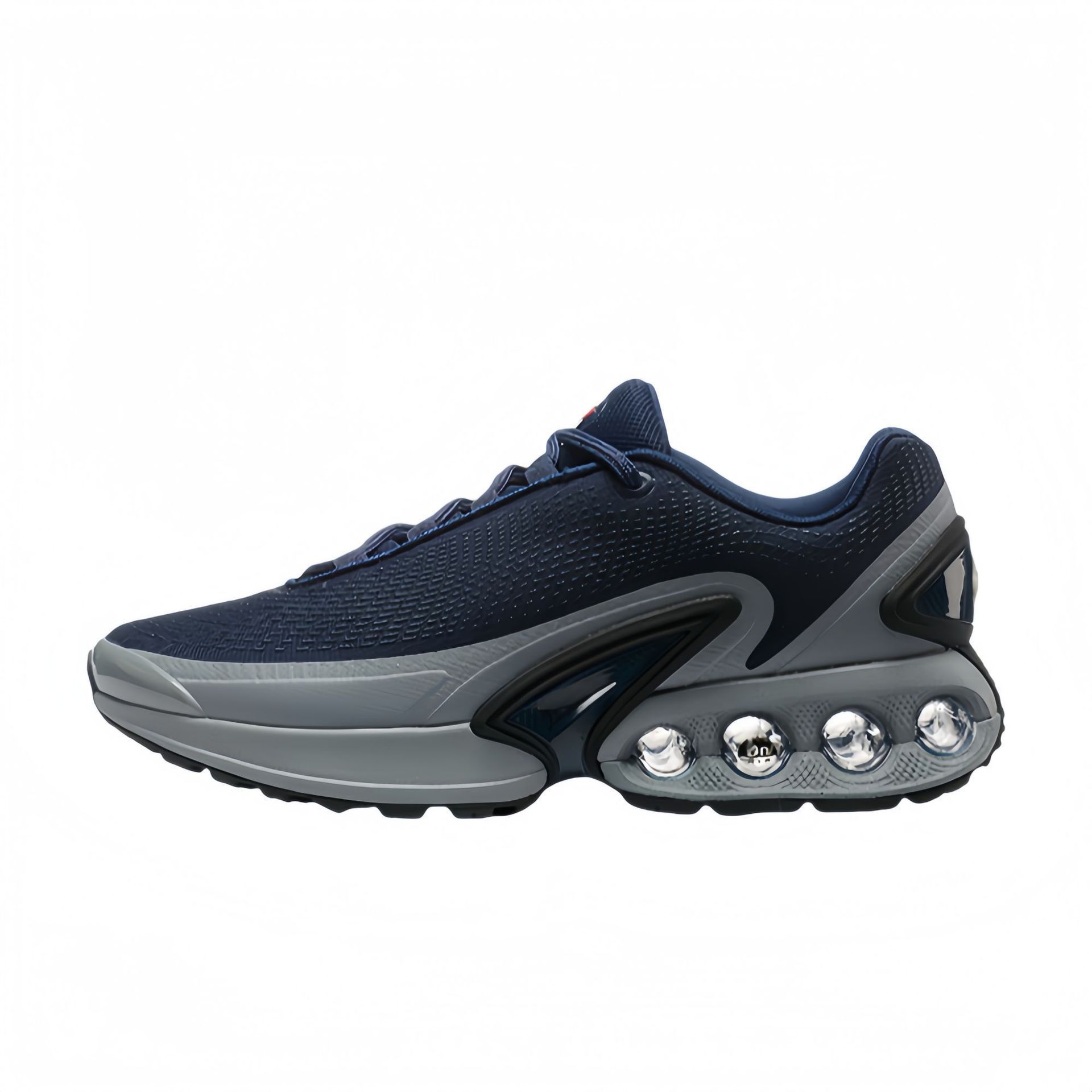 Men`s shoes, black and purple shoes