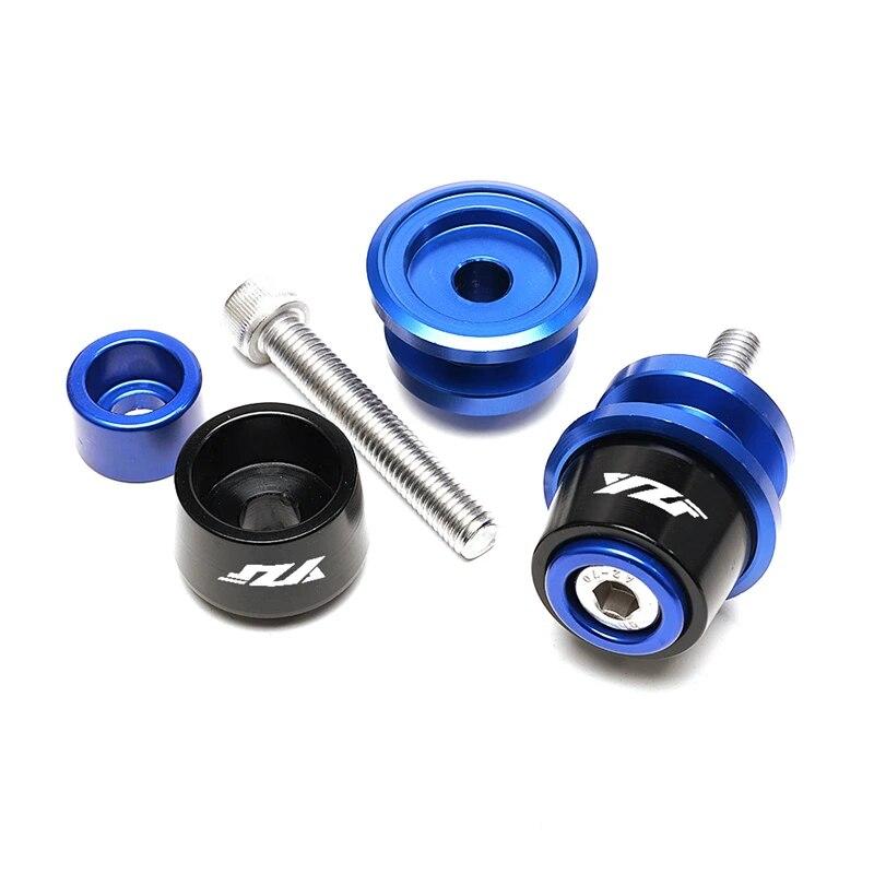 6mm Motorcycle Accessories Swingarm Spools Slider Stand Screws For Yamaha YZF R3 R25 R6 R1 YZF-R3 1999-   2018