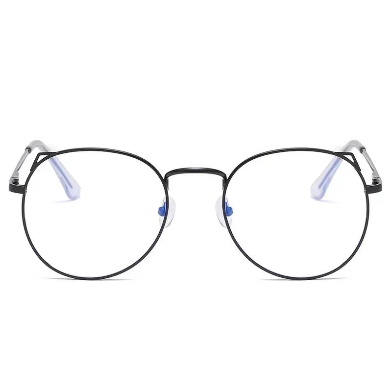 New Cat Ear Myopia Glasses Woman -1.0-1.5-2.0-2.5-3.0-3.5-4.0To-6.0 Prescription Eyeglasses Alloy Frame Eyewear lentes
