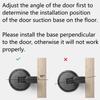 Zinc Alloy Self-Adhesive Door Stopper Door Safety Catch Stopper for Room, Kitchen, Bathroom, Cabinet Metal Door Stopper Self-Adhesive Door Holder